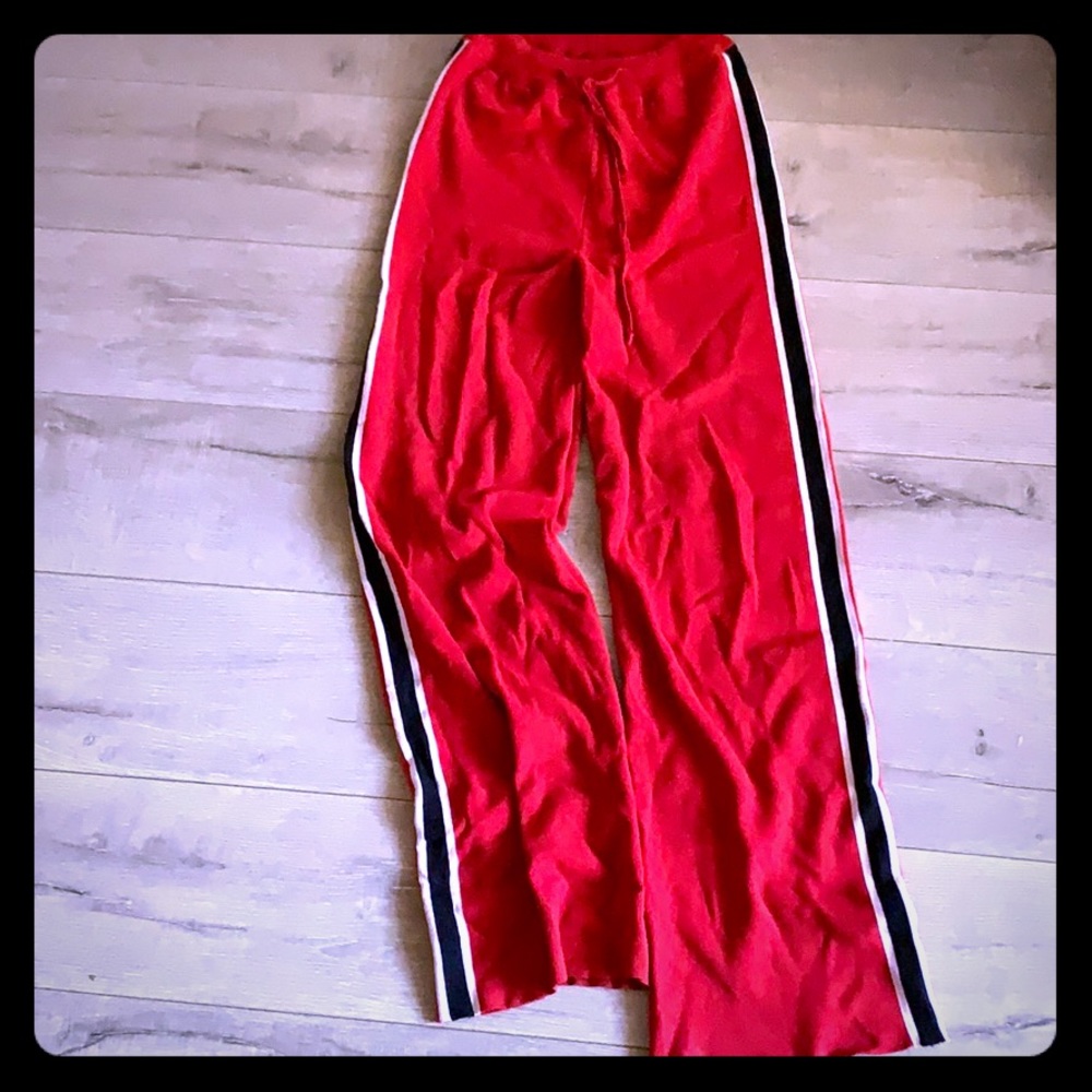 Urban Outfitters red sweater pants